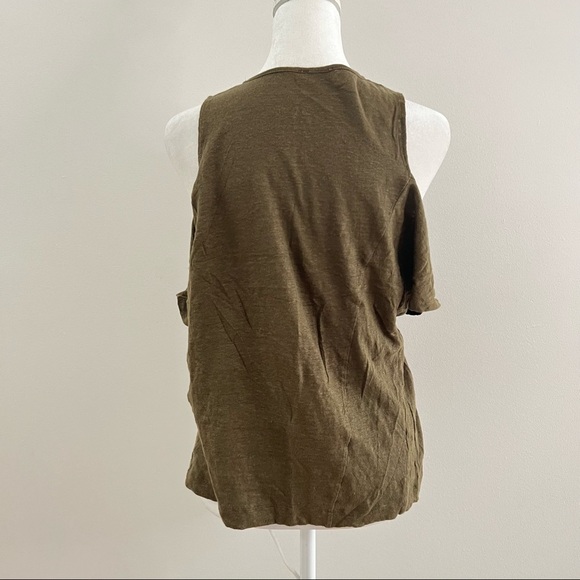 ZARA Cold Shoulder Tee - Picture 3 of 4